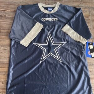 Ultra Game Dallas Cowboys NFL Jersey Short Sleeve Men's Authentic Retro Shiny M